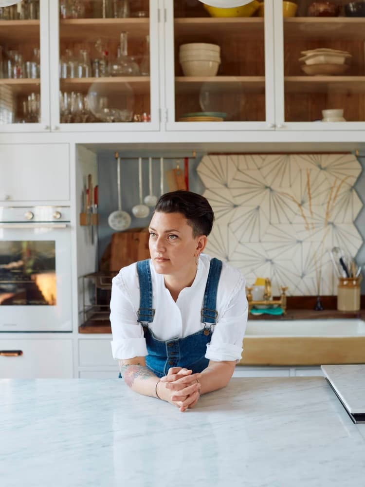 Bettina Campolucci Bordi in her kitchen
