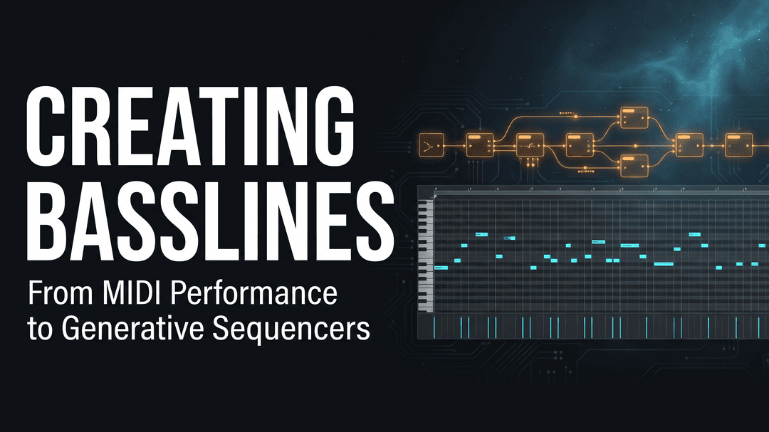 Creating Basslines: From MIDI Performance to Generative Sequencers